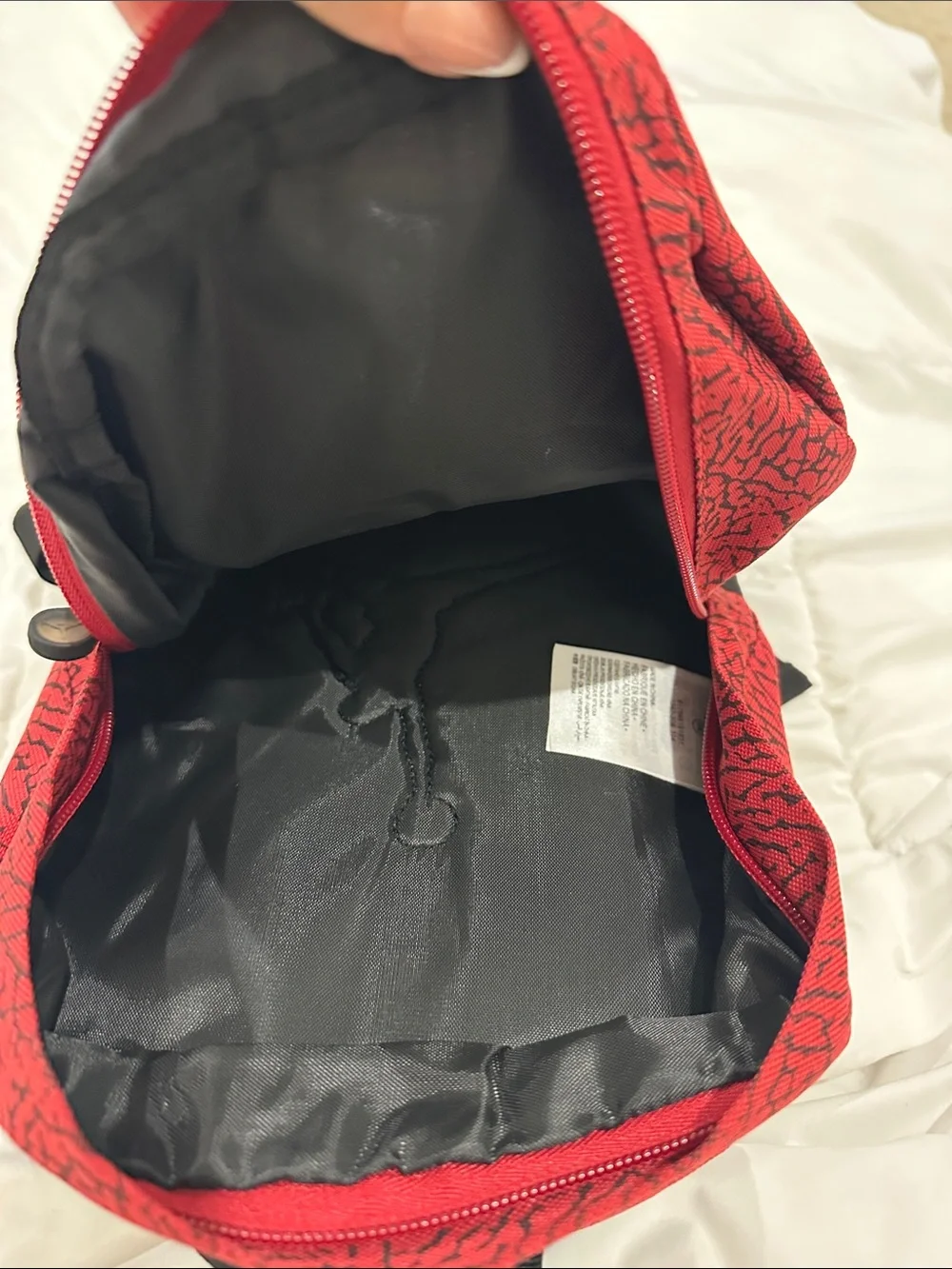 Jordan Red and Black Men's Backpack